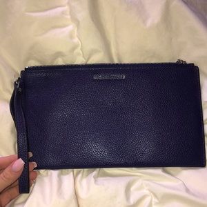 Michael Kors purple clutch - never used
